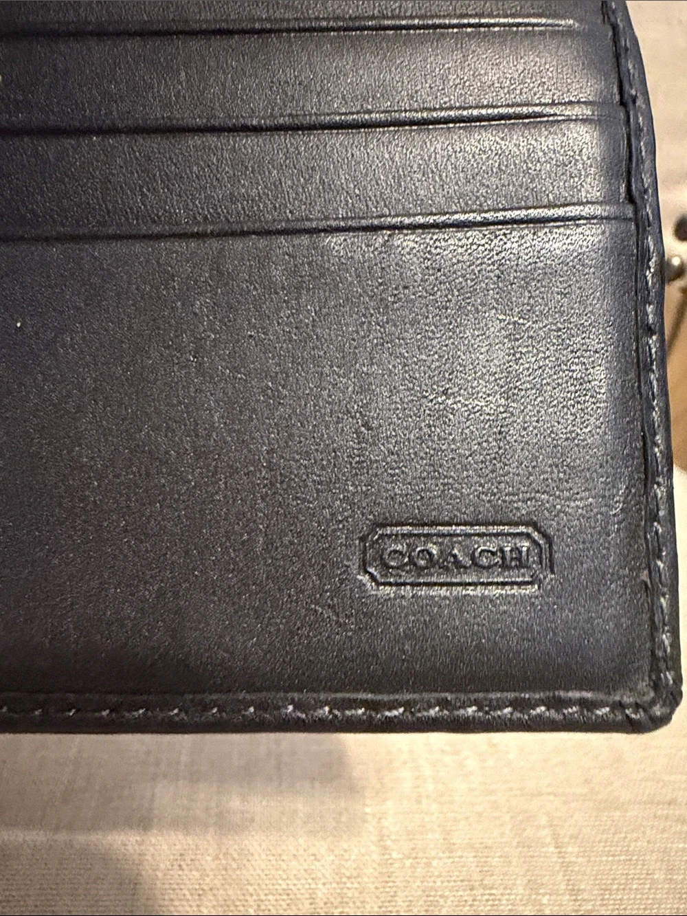 Coach Chelsea Heritage Y2K-Style Signature Trifold Monogrammed Envelope Wallet